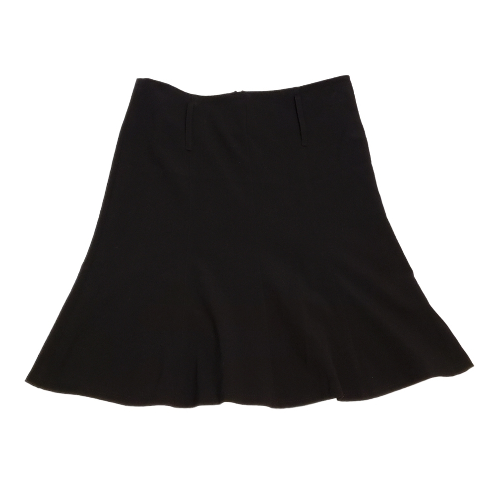Durian Black Fit and Flare Skirt